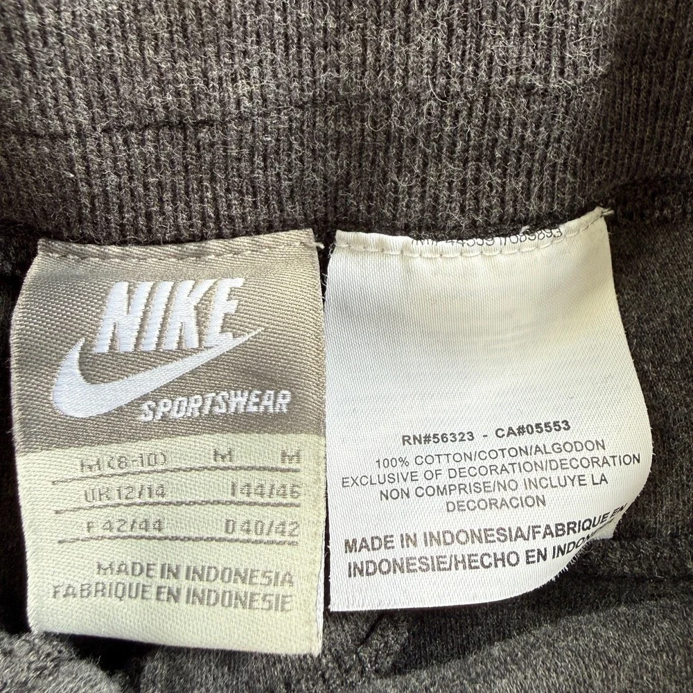 Y2K NIKE Sportswear Relaxed Lounge Pant Womens Medium (8-10) Gray Relaxed Baggy‎
